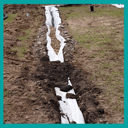 Laying Geotextile Filter