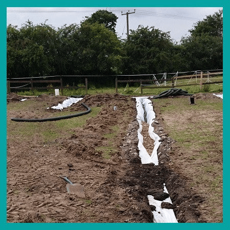 Laying Geotextile Filter