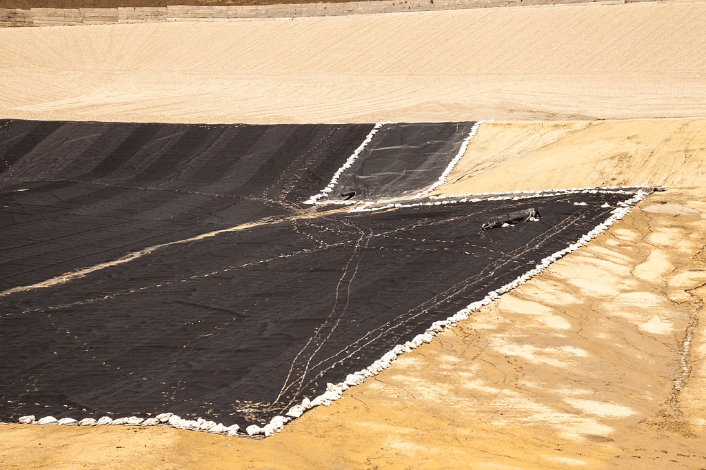 Geomembrane installation