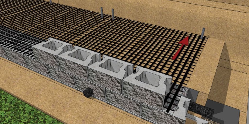 geogrid retaining wall design example