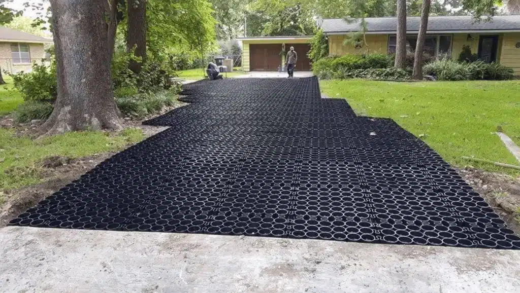 Geo Grid for driveway: 100% water permeable, no paving , no concrete