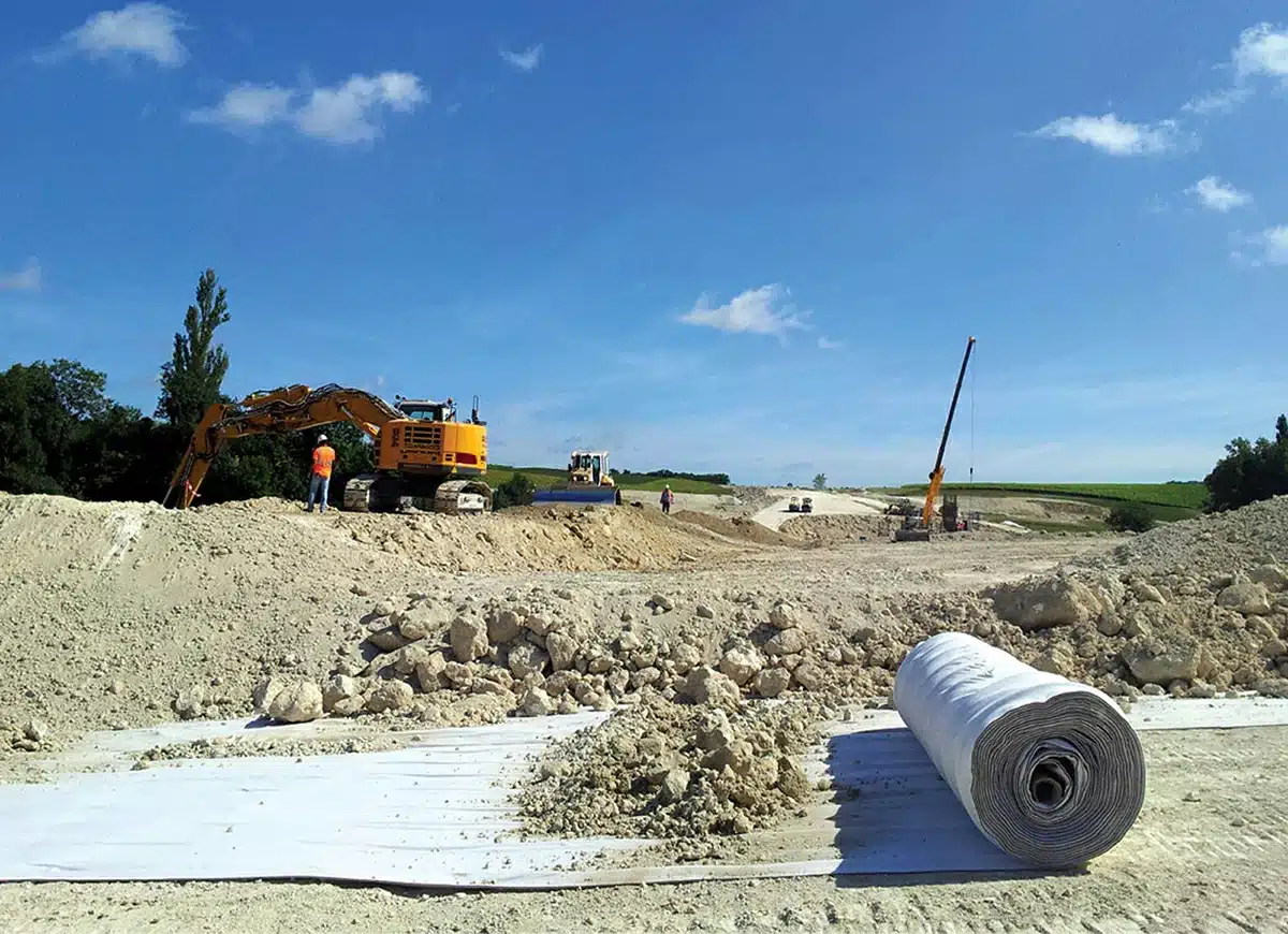 High-quality geosynthetics for soil stabilization, erosion control, and sustainable construction