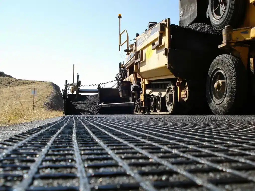 diy gravel driveway with geo geogrid