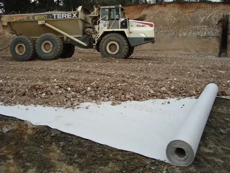 The primary functions and uses of nonwoven geotextiles in civil engineering