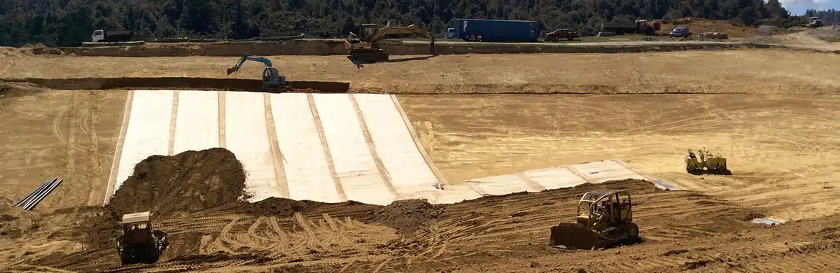 High-quality Terrafix geosynthetics used for soil stabilization, erosion control, and sustainable construction