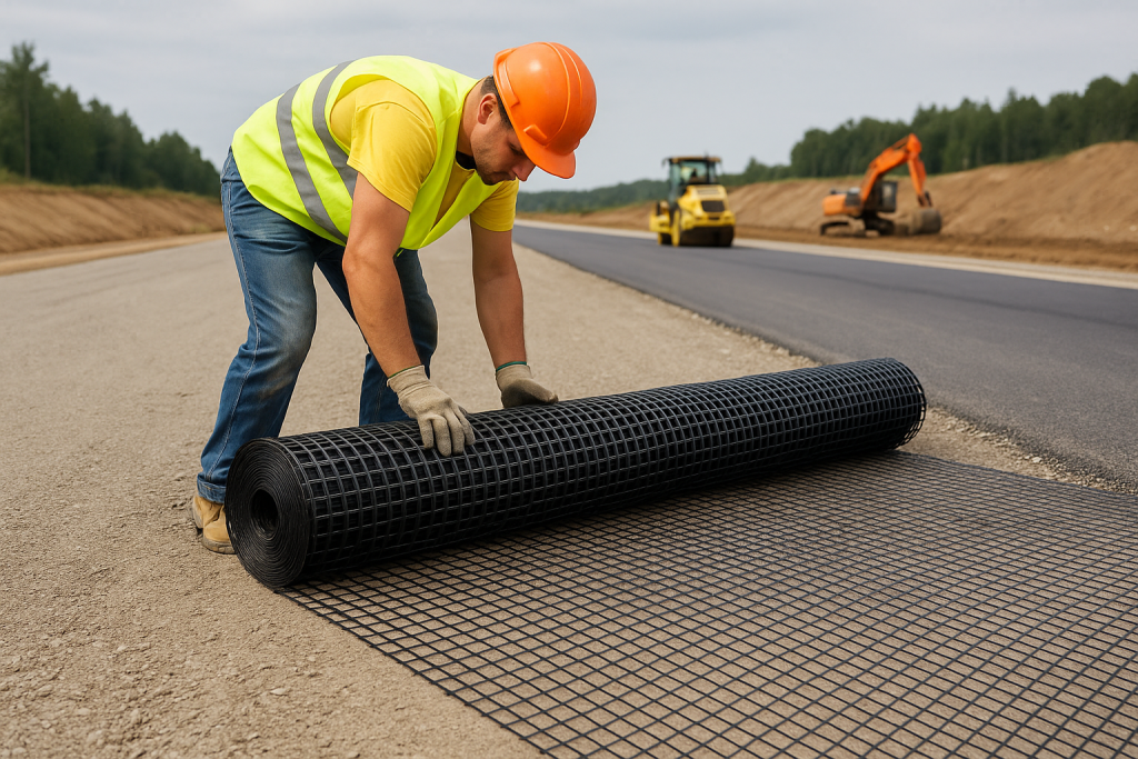 Geogrid Rolls in Sustainable Infrastructure Projects