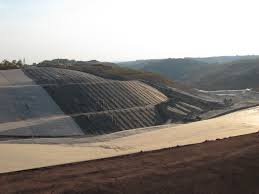 Geomembrane liner by GSI Waukesha WI used for landfill containment