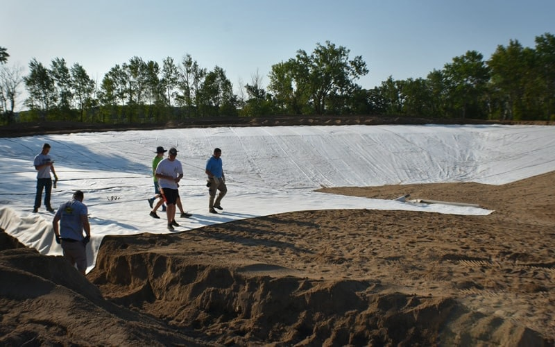 Claymax liner used in modern geosynthetics projects