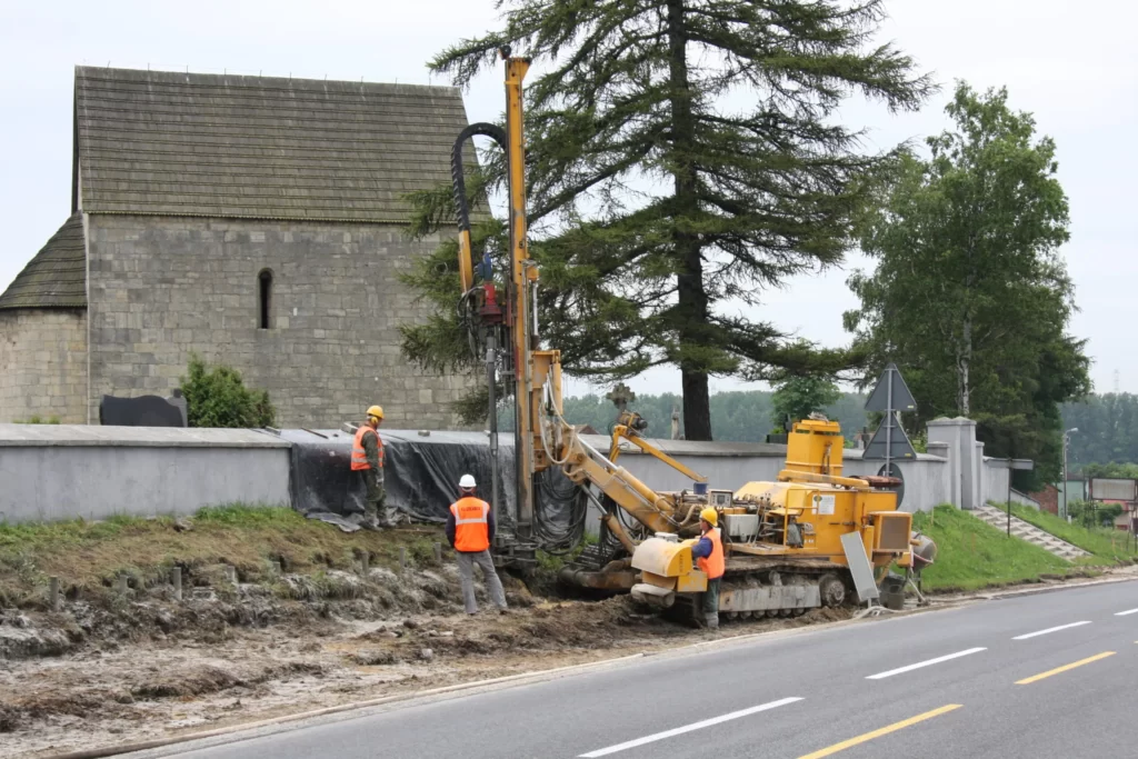 Geo industrial application of geosynthetics in slope reinforcement