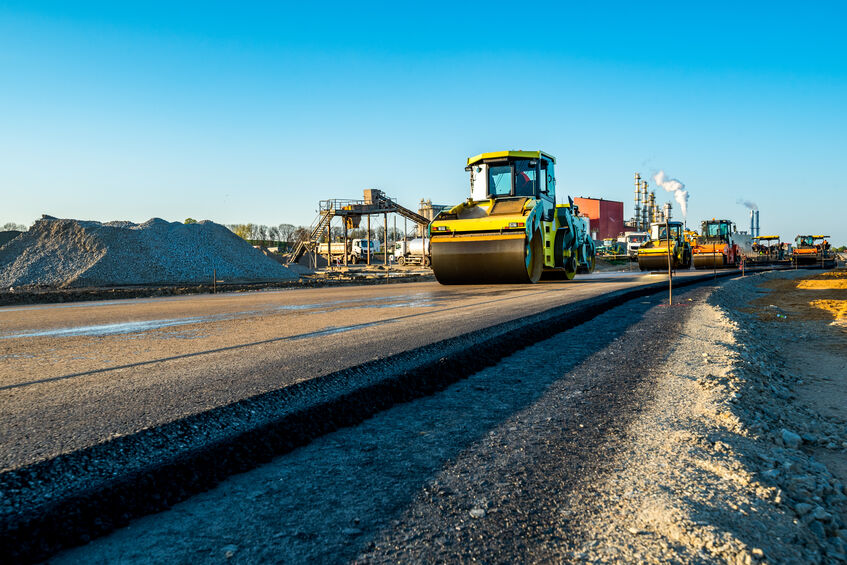 geotextile fabric driveway reinforcement used in gravel road and access road construction