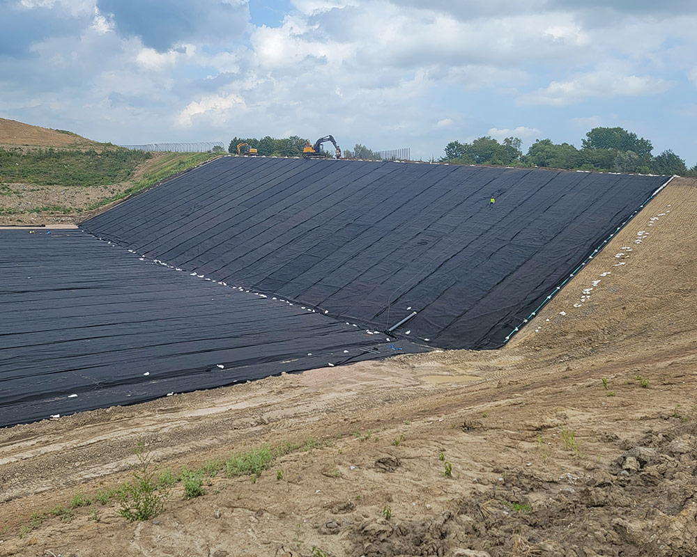 Landfill engineering application with geomembrane systems in the geosynthetics market