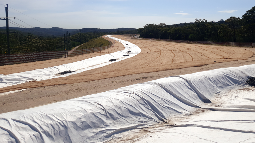 HDPE geonet applied in highway construction drainage engineering