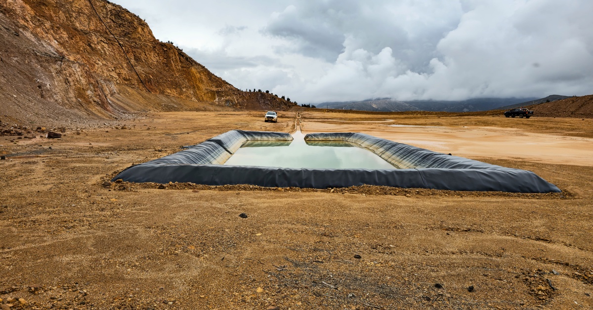 geosynthetic clay liner used in reservoir waterproofing project