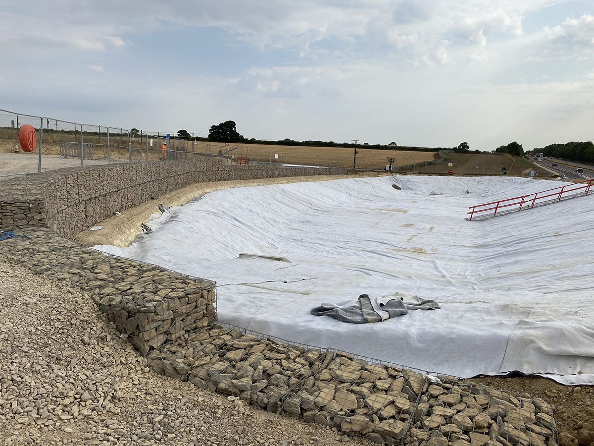 geosynthetic clay applied in mining tailings dam system for seepage control and environmental protection